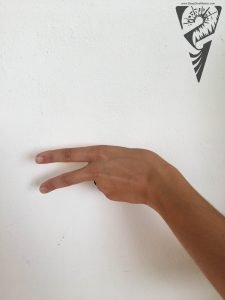 Handzeichen Tauchen